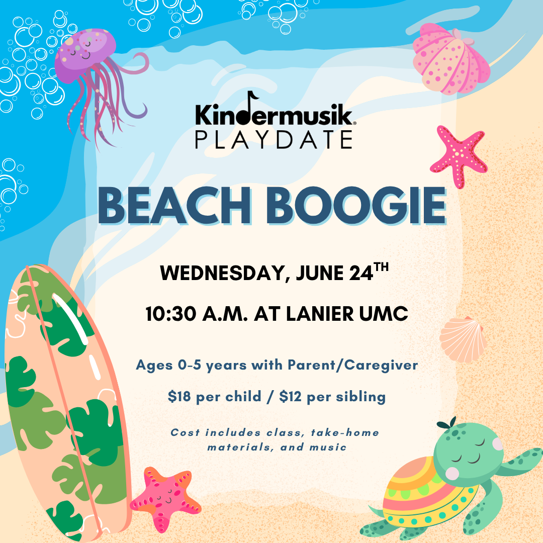 Lanier UMC Jun Beach Boogie Kindermusik